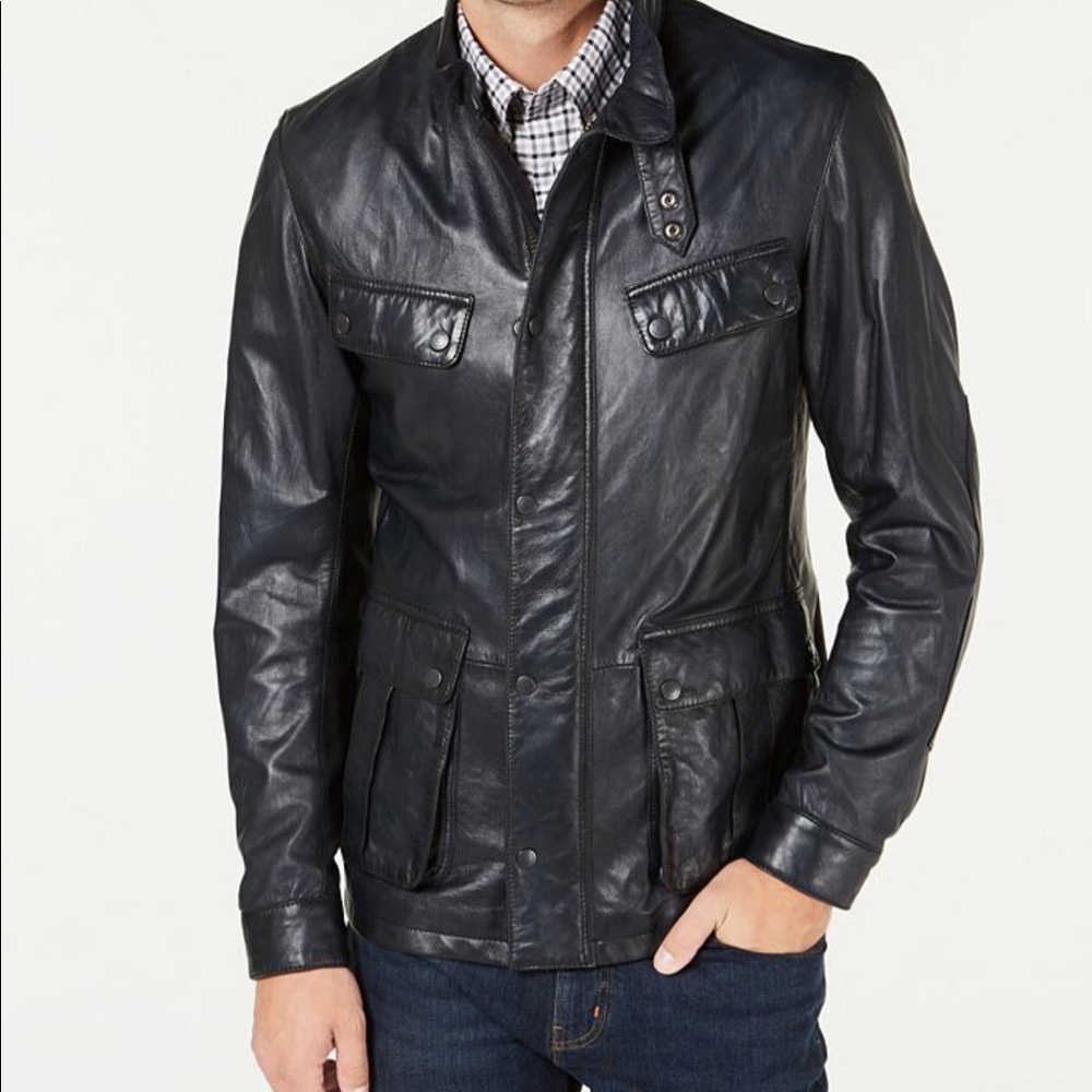 Leather Barbour Jacket - Steve McQueen collection